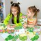 Spring Flower Pot Stickers - 12 Sets of Garden Theme Art Craft Kit for Kids School Activity Make Your Own Nature Sunflower Scene with Butterfly Frog Bug Animal DIY Insect Game Party Favor Gift